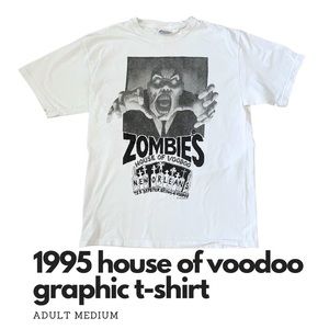 1995 House of Voodoo Graphic Short Sleeve T-Shirt Unisex Adult Size Medium